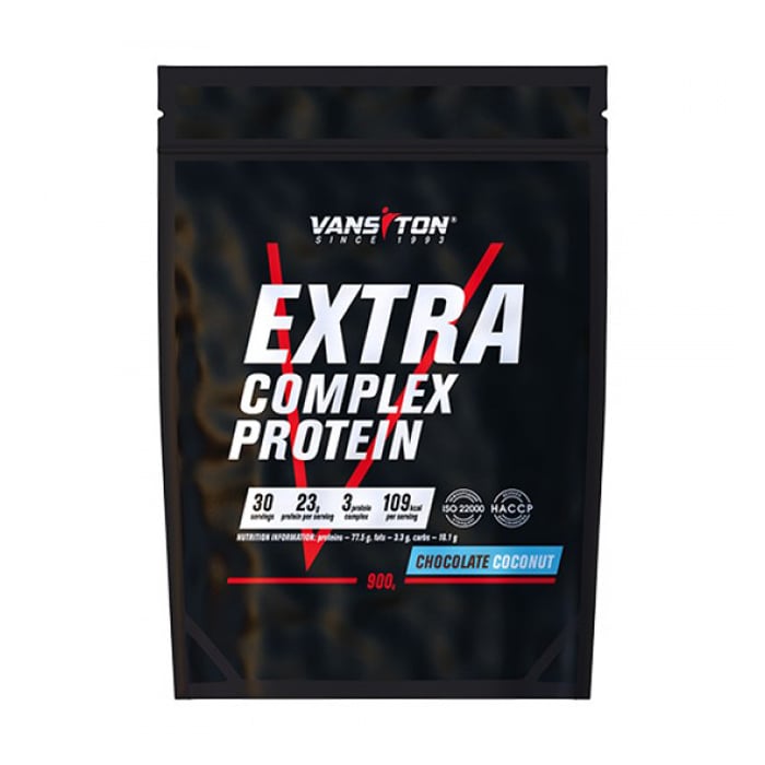 Протеїн Vansiton Extra Complex Protein Шоколад-кокос, в порошку, 900 г